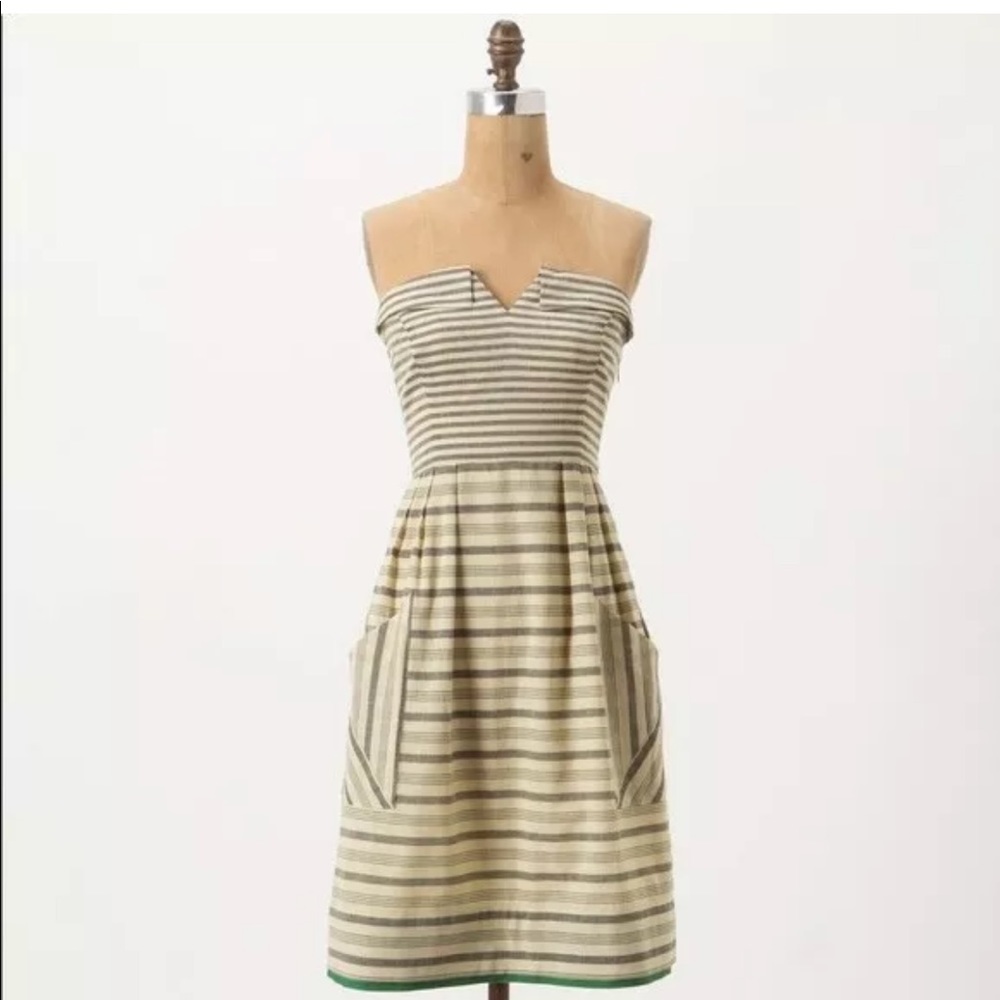 Maeve Changing Stripes Anthropologie NWOT Sz 4
